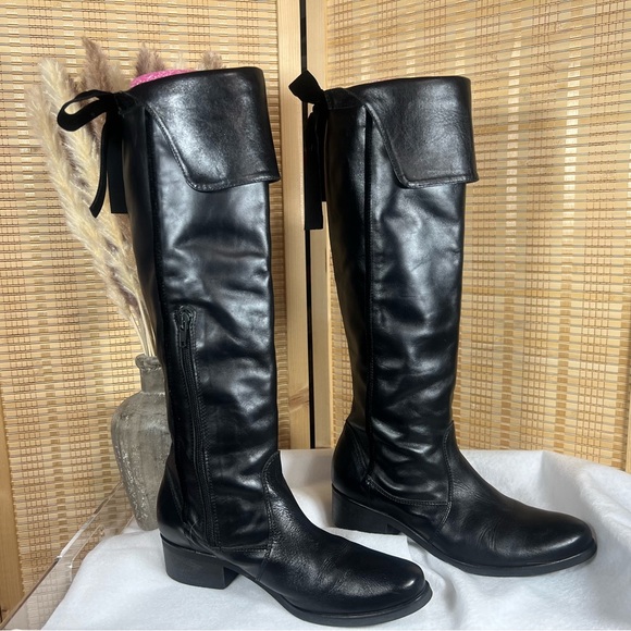 Vera Gomma Cuffed Knee High Boots, Size: 36/US6 - Picture 4 of 11